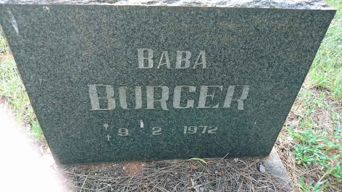 BURGER 1972-1972