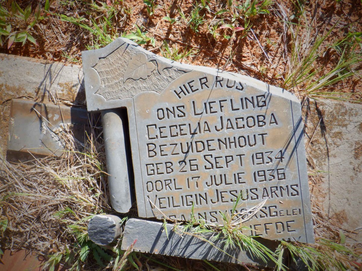 BEZUIDENHOUT Cecelia Jacoba 1934-1936