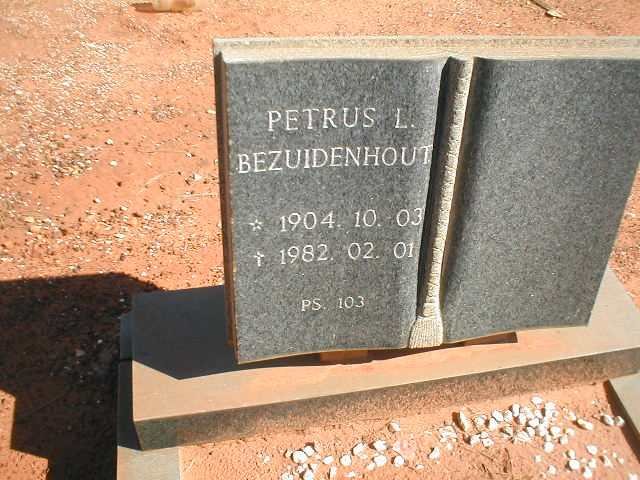 BEZUIDENHOUT Petrus L. 1904-1982