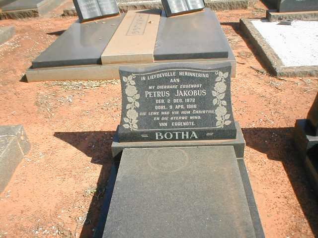 BOTHA Petrus Jakobus 1872-1968