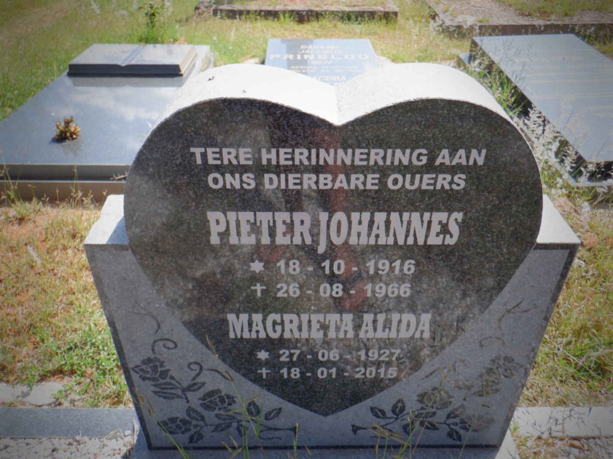 COERTZE Pieter Johannes 1916-1966 &amp; Magrieta Alida 1927-2016