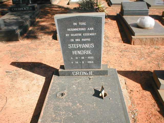 CRONJE Stephanus Hendrik 1935-1984