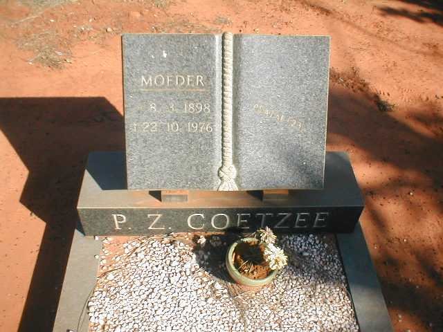 COETZEE P.Z. 1898-1976