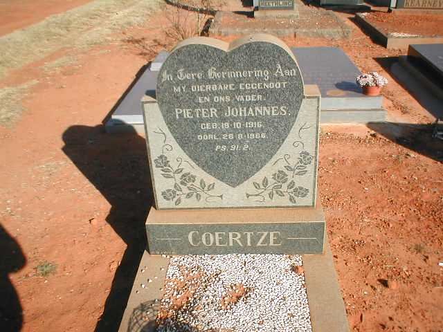 COERTZE Pieter Johannes 1916-1966