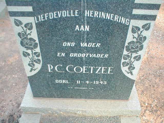 COETZEE P.C.  -1943