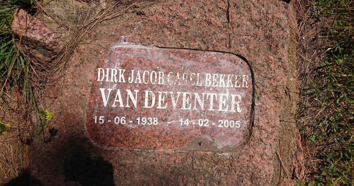 DEVENTER Dirk Jacob Carl Bekker, van 1938-2005