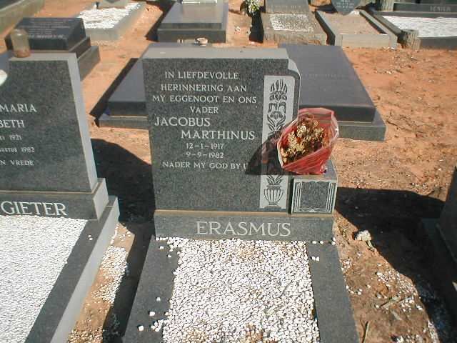 ERASMUS Jacobus Marthinus 1917-1982