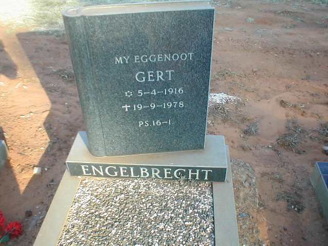 ENGELBRECHT Gert 1916-1978