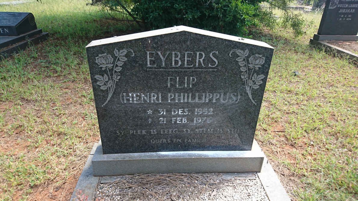 EYBERS Henry Phillippus 1952-1976
