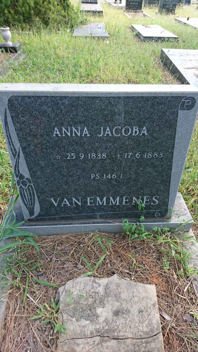 EMMENES Anna Jacoba, van 1938-1983