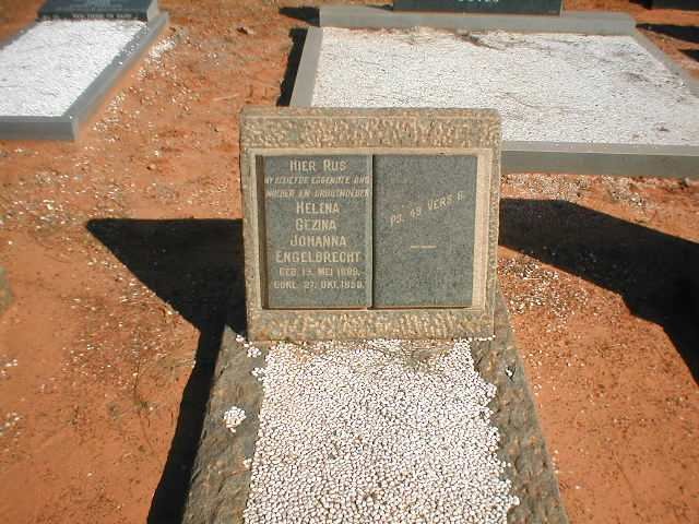 ENGELBRECHT Helena Gezina Johanna 1899-1958