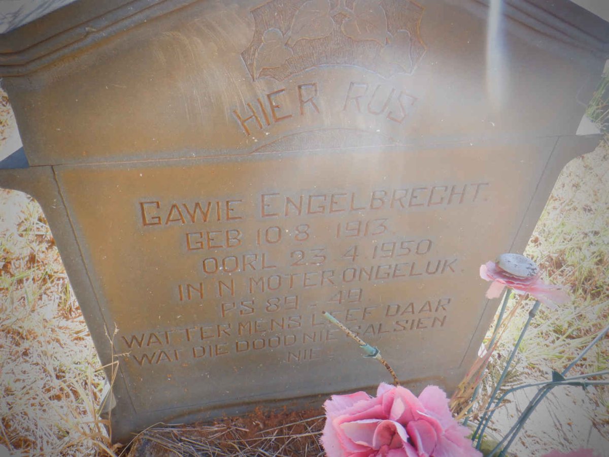 ENGELBRECHT Gawie 1913-1950