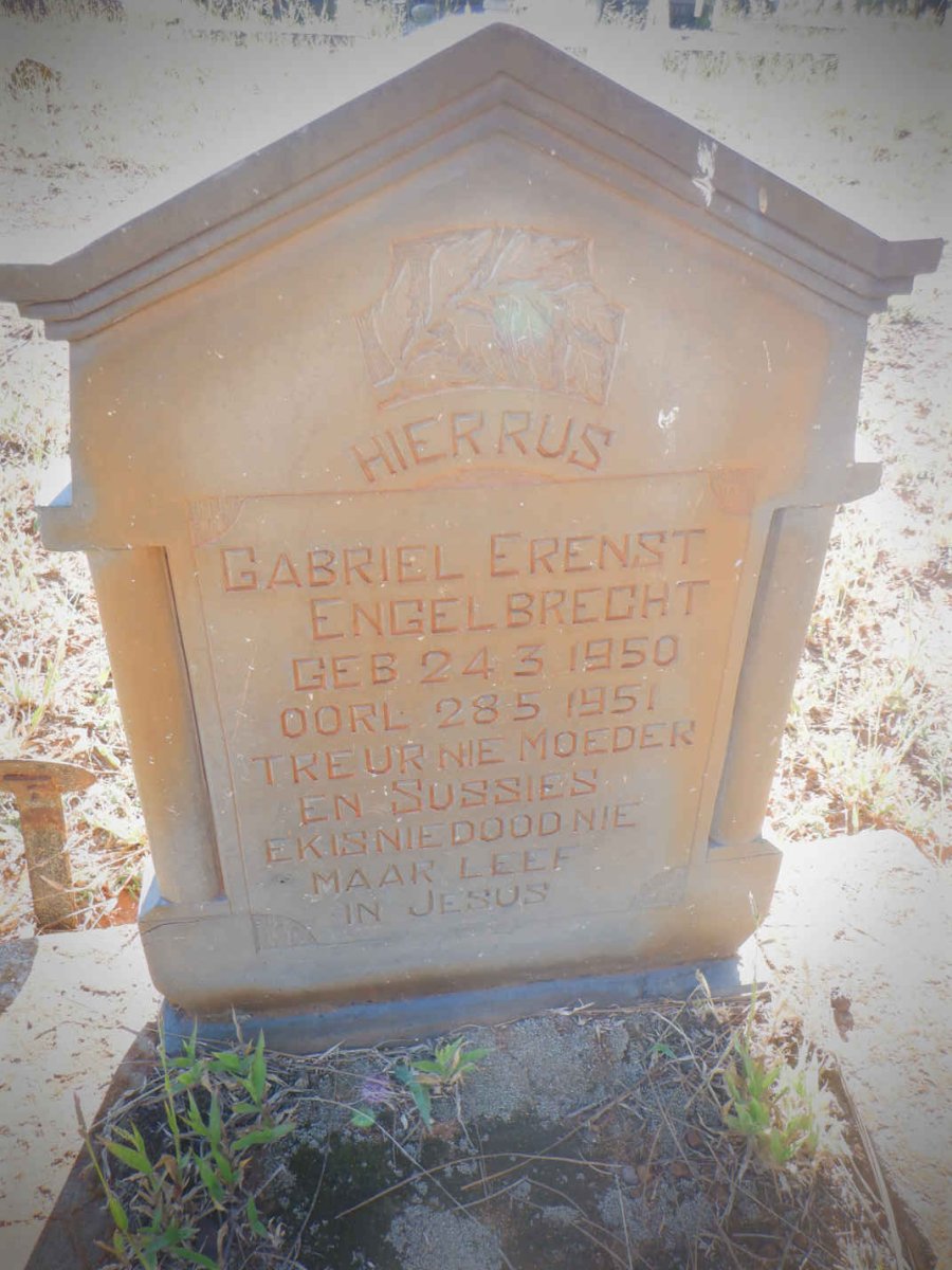 ENGELBRECHT Gabriel Erenst 1950-1951