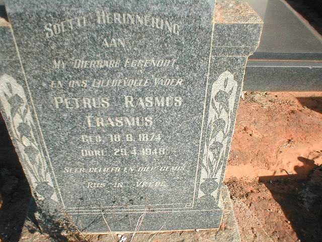 ERASMUS Petrus Rasmus 1874-1948