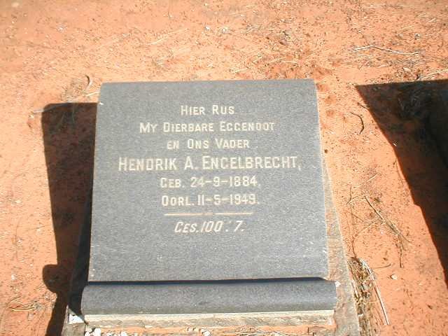 ENGELBRECHT Hendrik A.  1884-1949