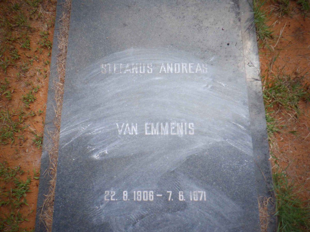 EMMENES Stefanus Andreas, van 1906-1971 &amp; Maria Magdalena Josina Margretha Dorothea VENTER 1907-1980