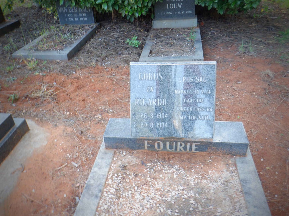 FOURIE Cobus 1984-1984 :: FOURIE Ricardo 1984-1984