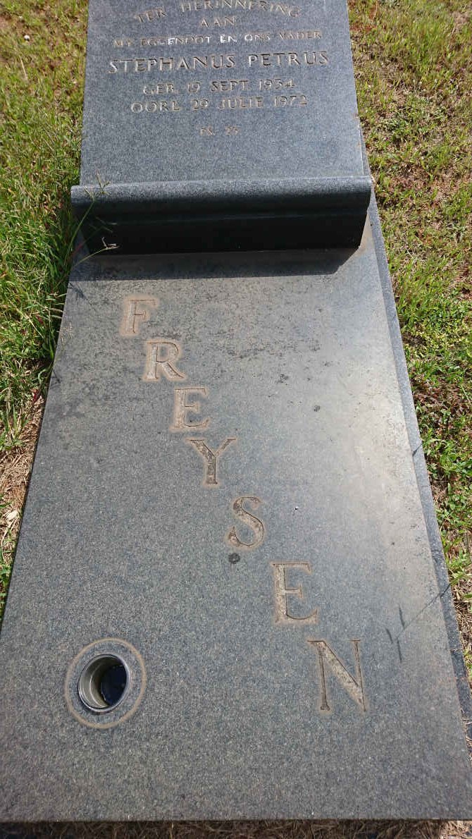 FREYSEN Stephanus Petrus 1934-1972
