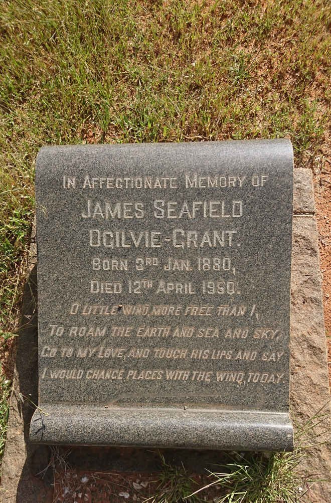 GRANT James Seafield, OGILVIE 1880-1950