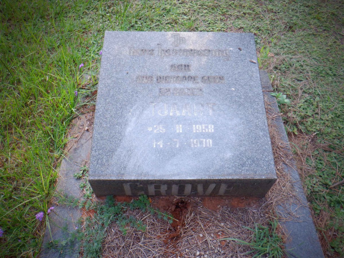 GROVE Tjaart 1958-1970