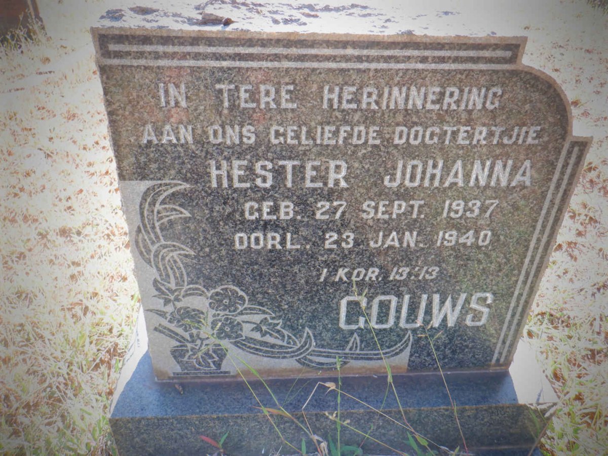 GOUWS Hester Johanna 1937-1940