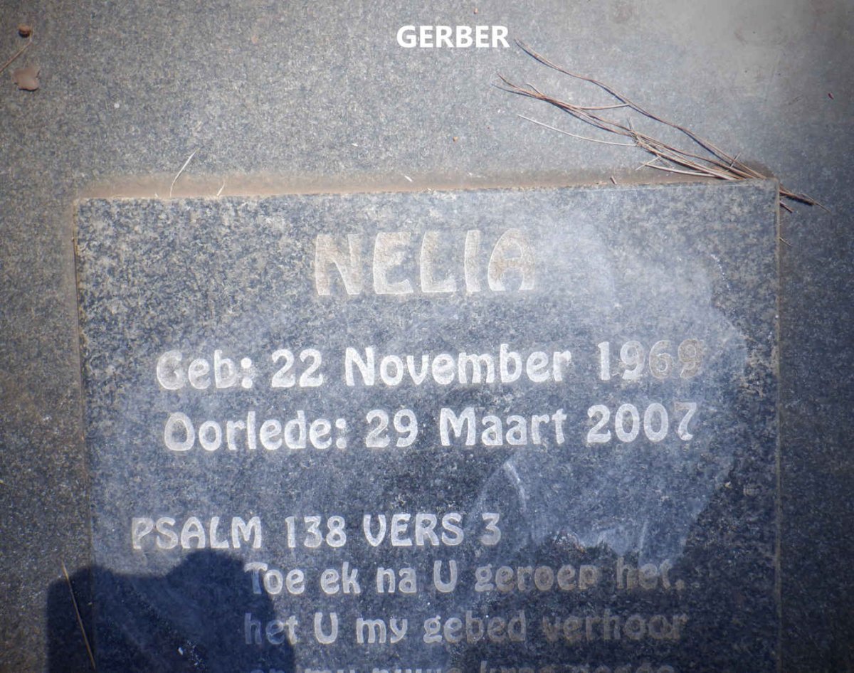GERBER Nelia 1969-2007