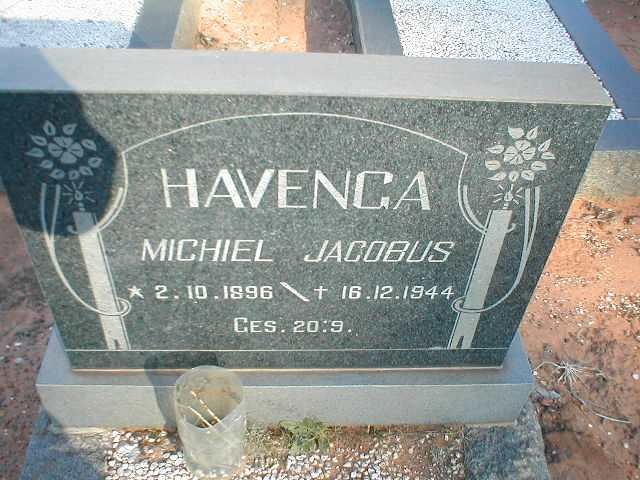 HAVENGA Michiel Jacobus 1896-1944