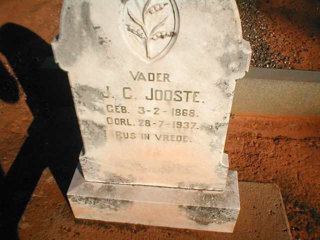 JOOSTE J.C. 1868-1937