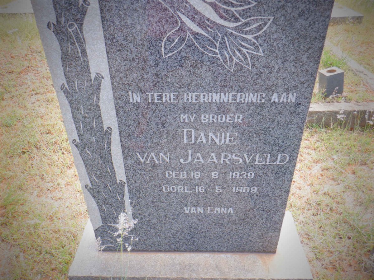 JAARSVELD Danie, van 1939-1969