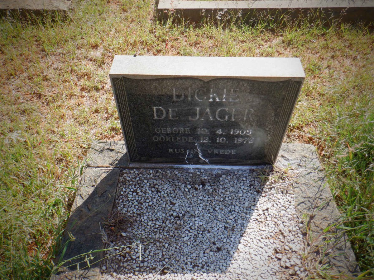 JAGER Dickie, de 1905-1976