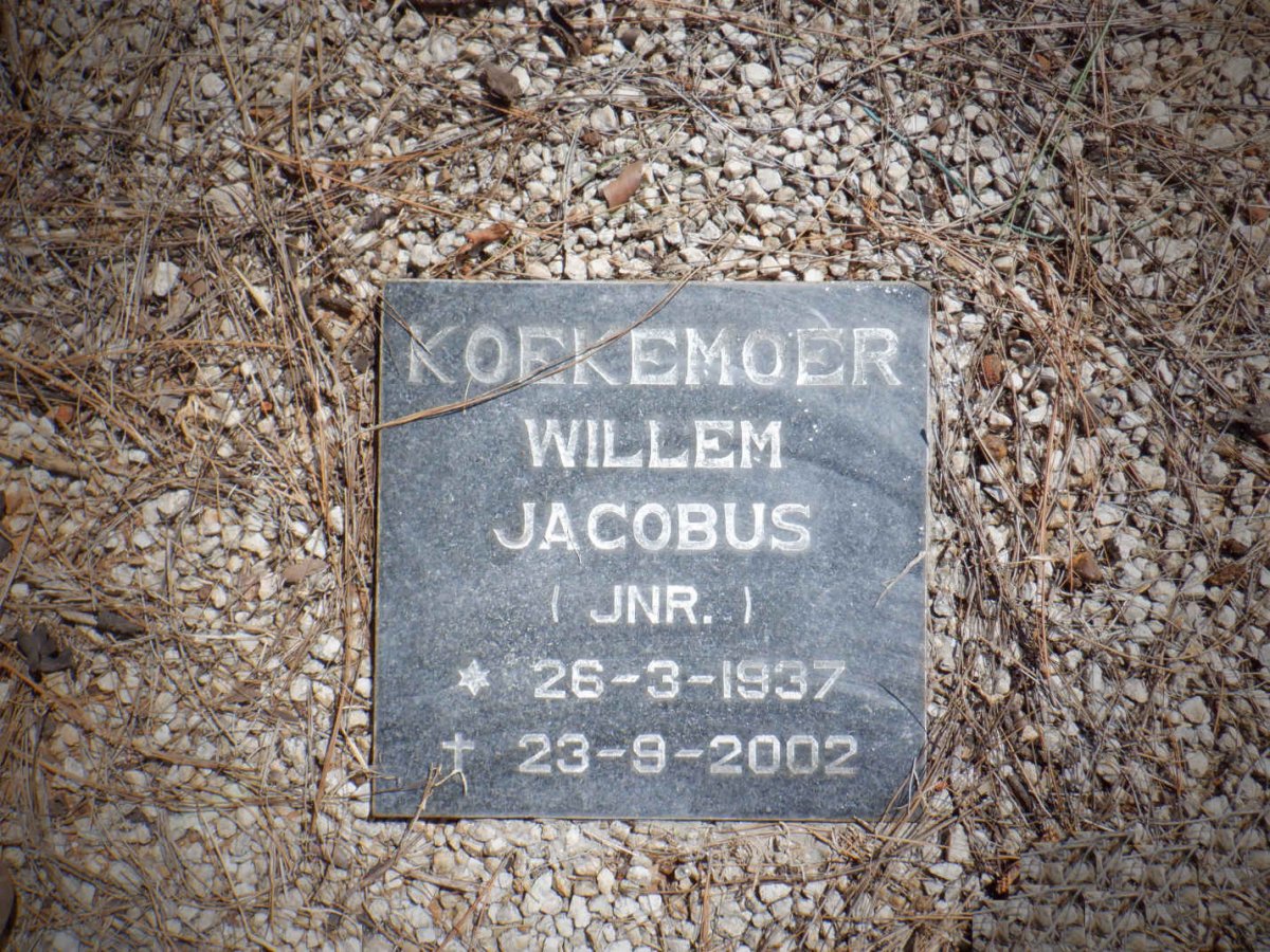 KOEKEMOER Willem Jacobus 1937-2002