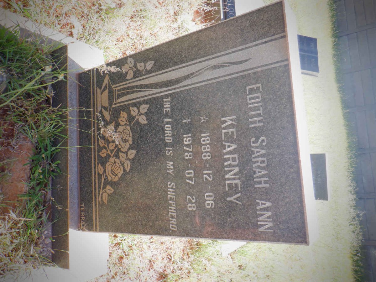 KEARNEY Edith Sarah Ann 1888-1978