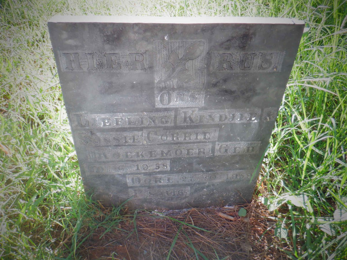 KOEKEMOER Corrie 1958-1959