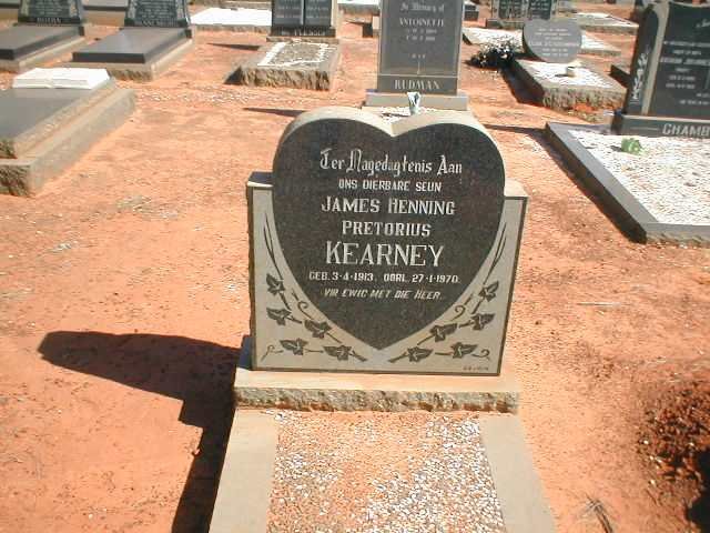 KEARNEY James Henning Pretorius 1913-1970