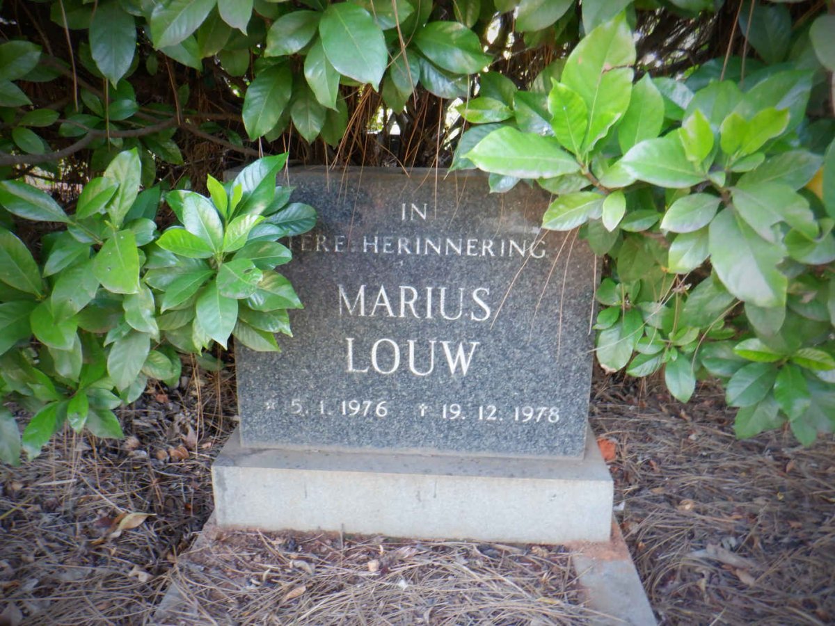 LOUW Marius 1976-1978
