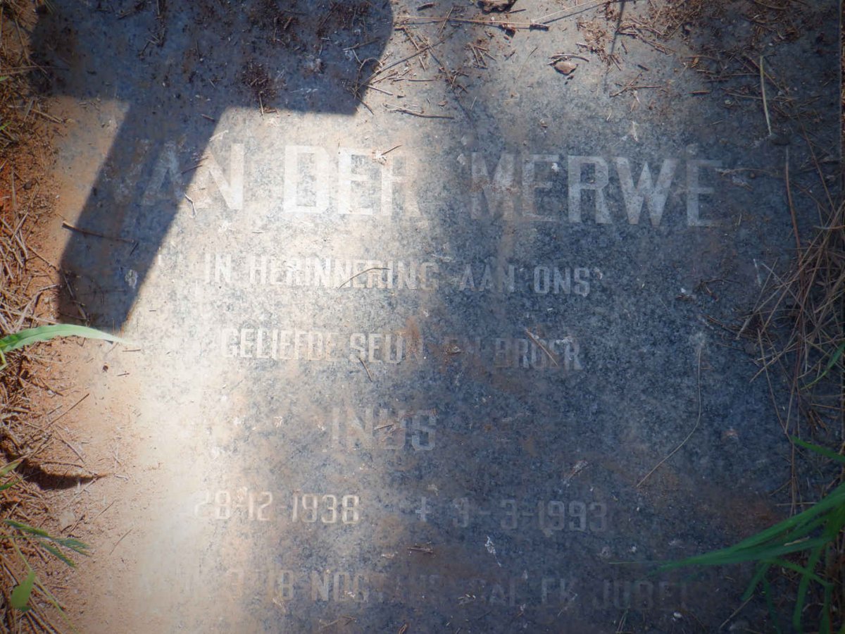 MERWE Inus, van der 1938-1993