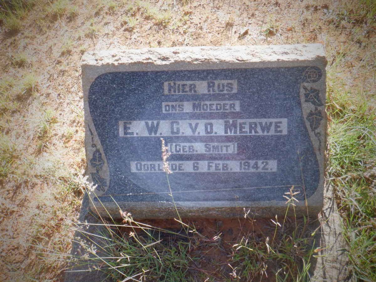 MERWE E.W.C., v.d. nee SMIT -1942
