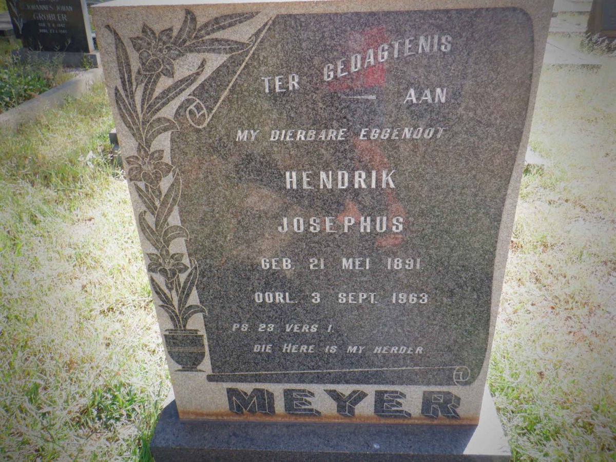 MEYER Hendrik Josephus 1891-1963