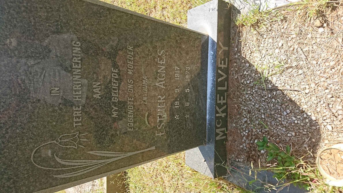 MCKELVEY Esther Agnes 1917-1973