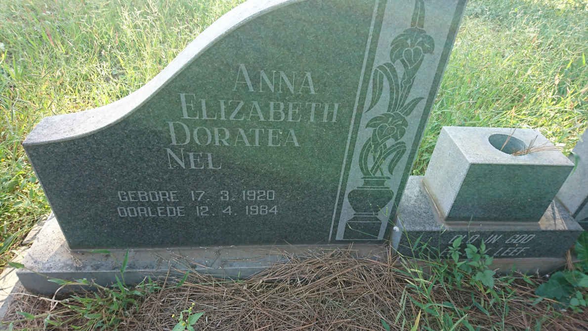 NEL Anna Elizabeth Doratea 1920-1984