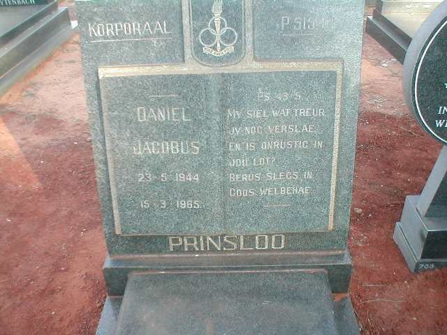 PRINSLOO Daniel Jacobus 1944-1965