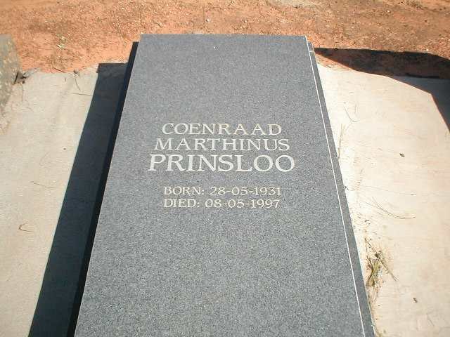 PRINSLOO Coenraad Marthinus 1931-1997