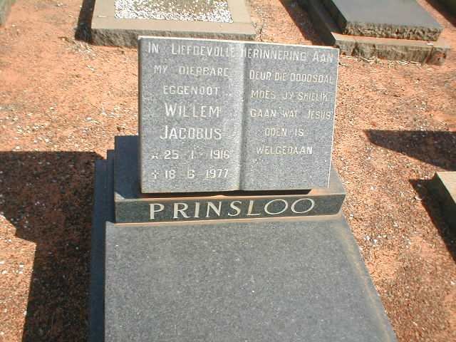 PRINSLOO Willem Jacobus 1916-1977