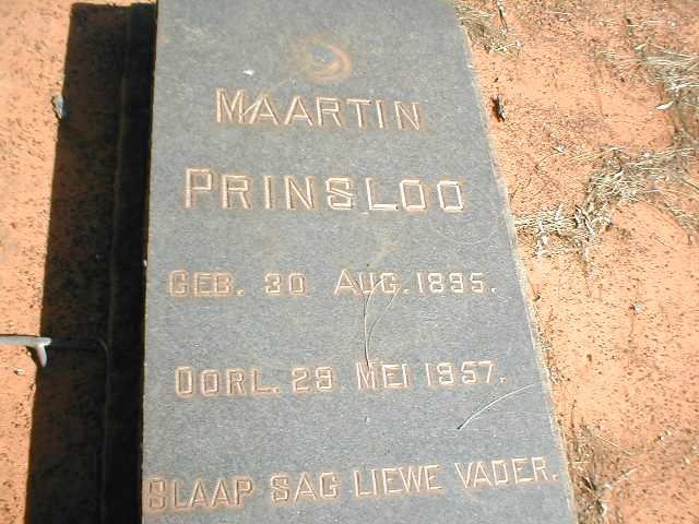 PRINSLOO Maartin 1895-1957