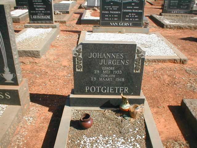 POTGIETER Johannes Jurgens 1935-1968
