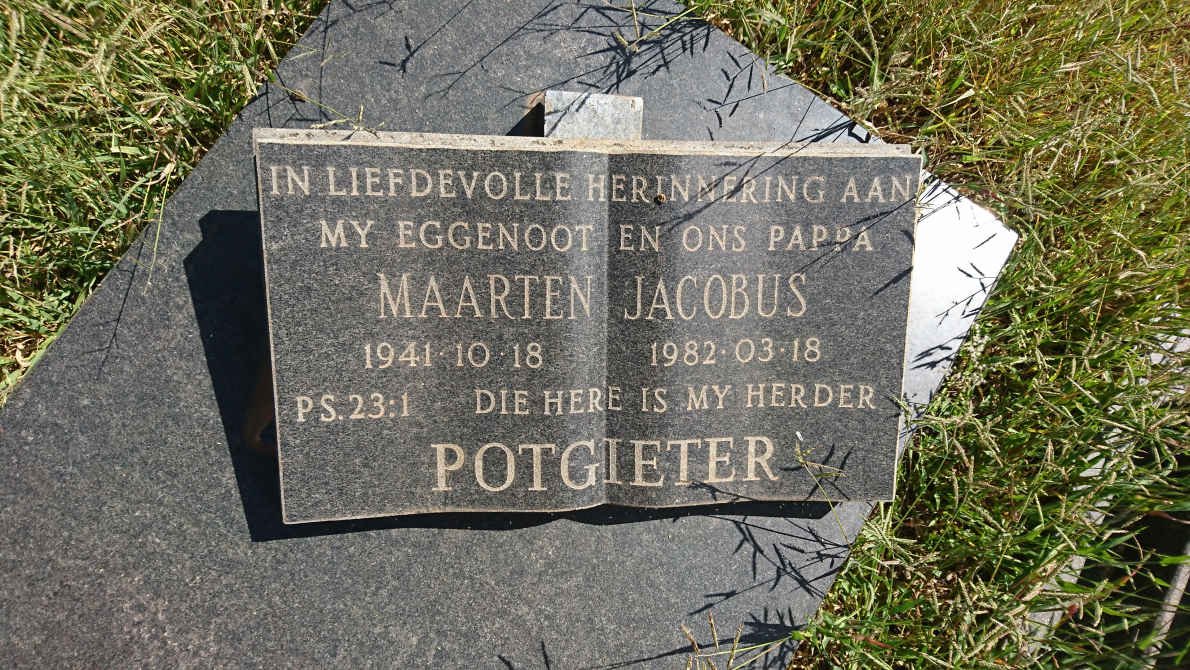 POTGIETER Maartin Jacobus 1941-1982