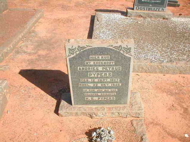 PYPERS Andries Petrus 1867-1946