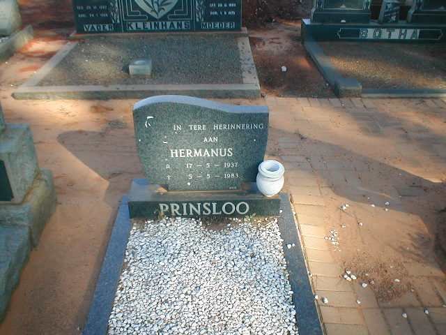 PRINSLOO Hermanus 1937-1983