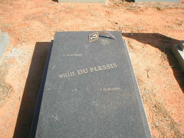 PLESSIS Willie, du 1943-1975