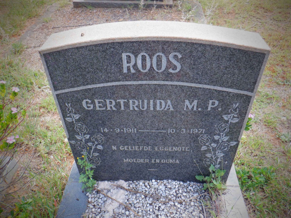 ROOS Gertruida M.P. 1911-1971